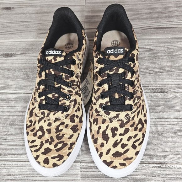 Adidas x FARM Rio Vulcraid3R Beige Leopard Skate Shoe GW9185-Women's Size 6.5NEW - Picture 2 of 14